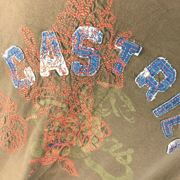 Castries Cobras Stitched Snake Distressed Team Logo T-Shirt XL Mens Maul 2000s - Picture 2 of 6